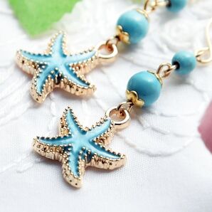 531 大人のスターフィッシュピアス~イヤリング 夏 海 夏休み