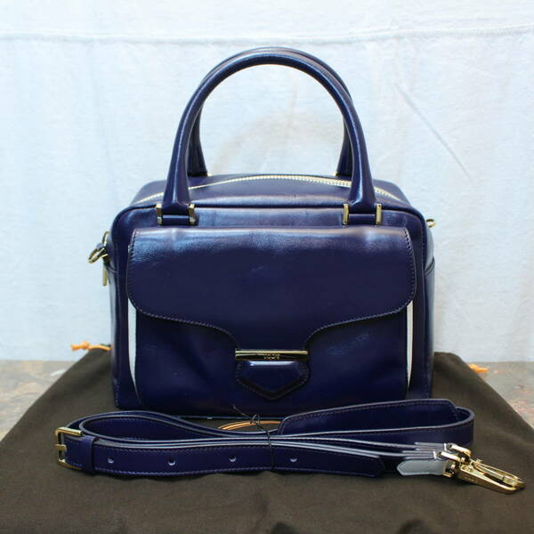 TOD'S LEATHER 2WAY SHOULDER BAG MADE IN ITALY/トッズレザー2wayショルダーバッグ