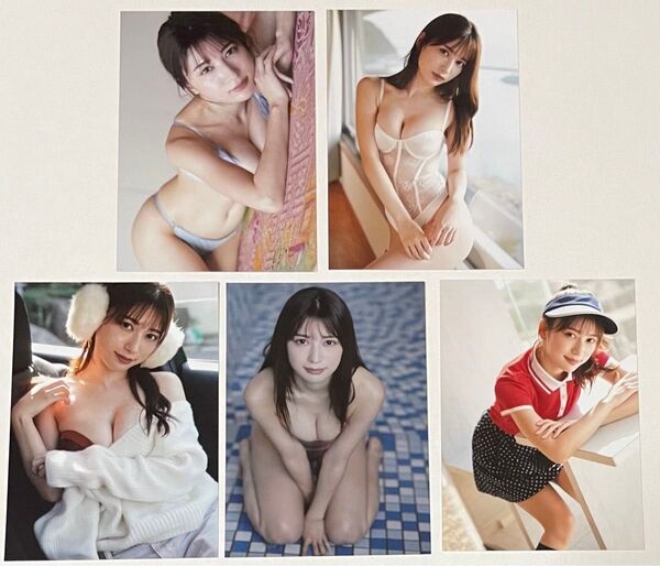 雪平莉左 生写真5枚セット UTB:G vol.5 アップトゥボーイ オンラインサイン会限定特典