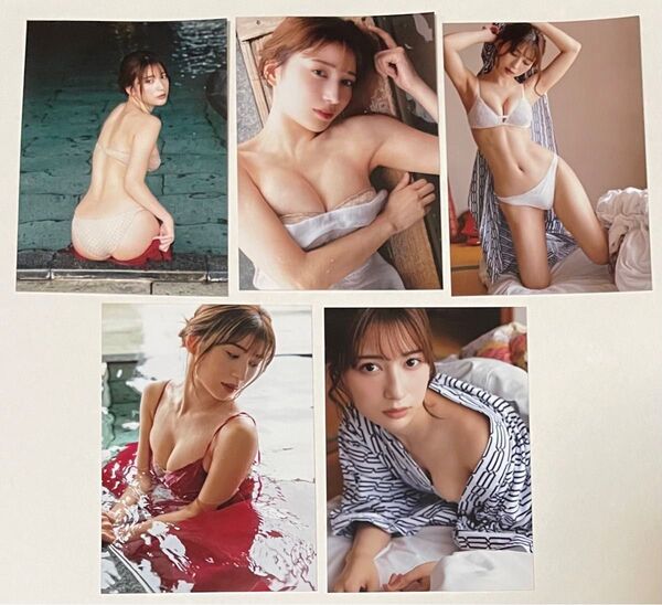 雪平莉左 生写真5枚セット グラビアザテレビジョン vol.63 オンラインサイン会限定特典