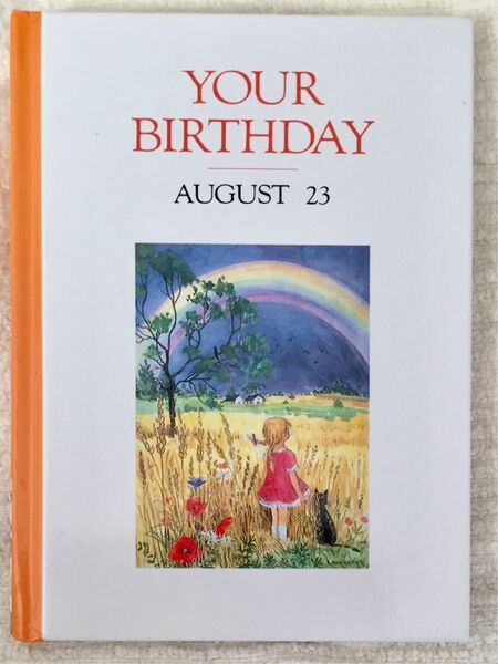 「YOUR BIRTHDAY AUGUST 23」8月23日 誕生日本 バースデーブック
