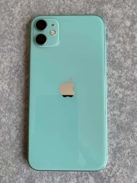 iPhone11 128GB グリーン SIMフリー 本体のみ(箱無し)バッテリー最大容量70%