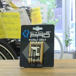 【新品】CYCLE PRO サイクルプロ マルチ ハンディ ツール 携帯 工具 11種 11in1 バンブー 竹グリップ