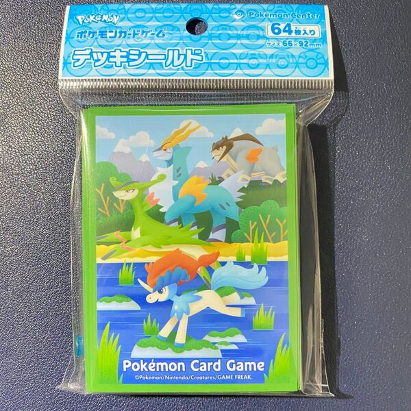 ポケモンカードゲーム デッキシールド ケルディオ スリーブ 未開封 1点(64枚入り)