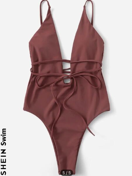 SHEIN ワンピース水着 ワンピーススイムスーツ 水着