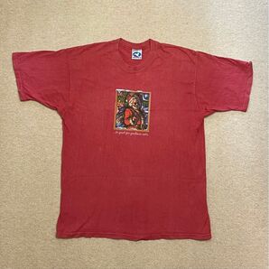 Jerry Garcia サンタLiquid blue Tシャツ Lサイズ ポストカードおまけ付き USA製