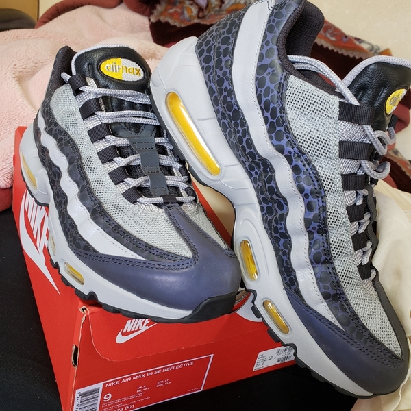 元箱付 NIKE ナイキ AIRMAX エア マックス 95 リフレクティブ SE 27cm スニーカー US9 ランニング running シューズ sneaker 運動 shoes 靴