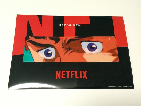 Netflix アニ目ジャック ステッカー 機動戦士ガンダム 逆襲のシャア アムロ・レイ ネットフリックス アニメジャック