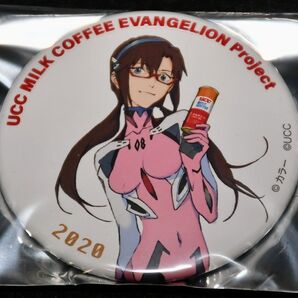 【エヴァンゲリオン大博覧会限定】UCC MILK COFFEE EVANGELON 歴代イラスト缶バッジ マリ 2020