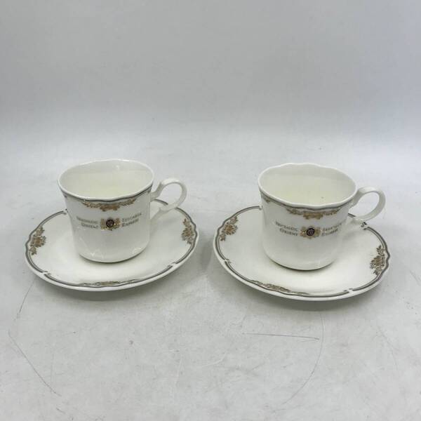 NOSTALGIE ISTANBUL ORIENT EXPRESS オリエントエクスプレス ペア 2客 カップ&ソーサー★K2336W