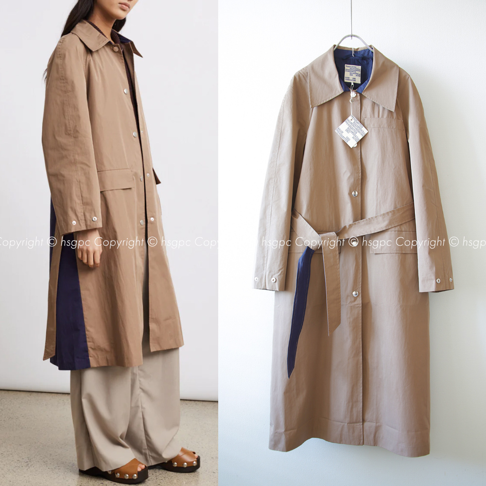 極美品 LOVELESSレザーレイヤー オーバーコート トレンチコート 極美品 LOVELESSレザーレイヤー オーバーコート トレンチコート
