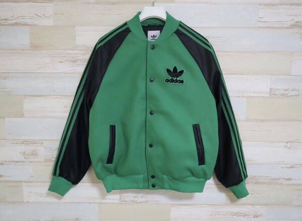 新品 定価20900円 Mサイズ adidas originals アディダス オリジナルス トレフォイル ジャケット スタジャン ボンバージャケット