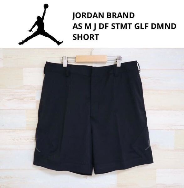 新品 35サイズ NIKE ナイキ JORDAN BRAND AS M J DF STMT GLF DMND SHORT メンズ ゴルフ ジョーダン ダイヤモンドショートパンツ 黒