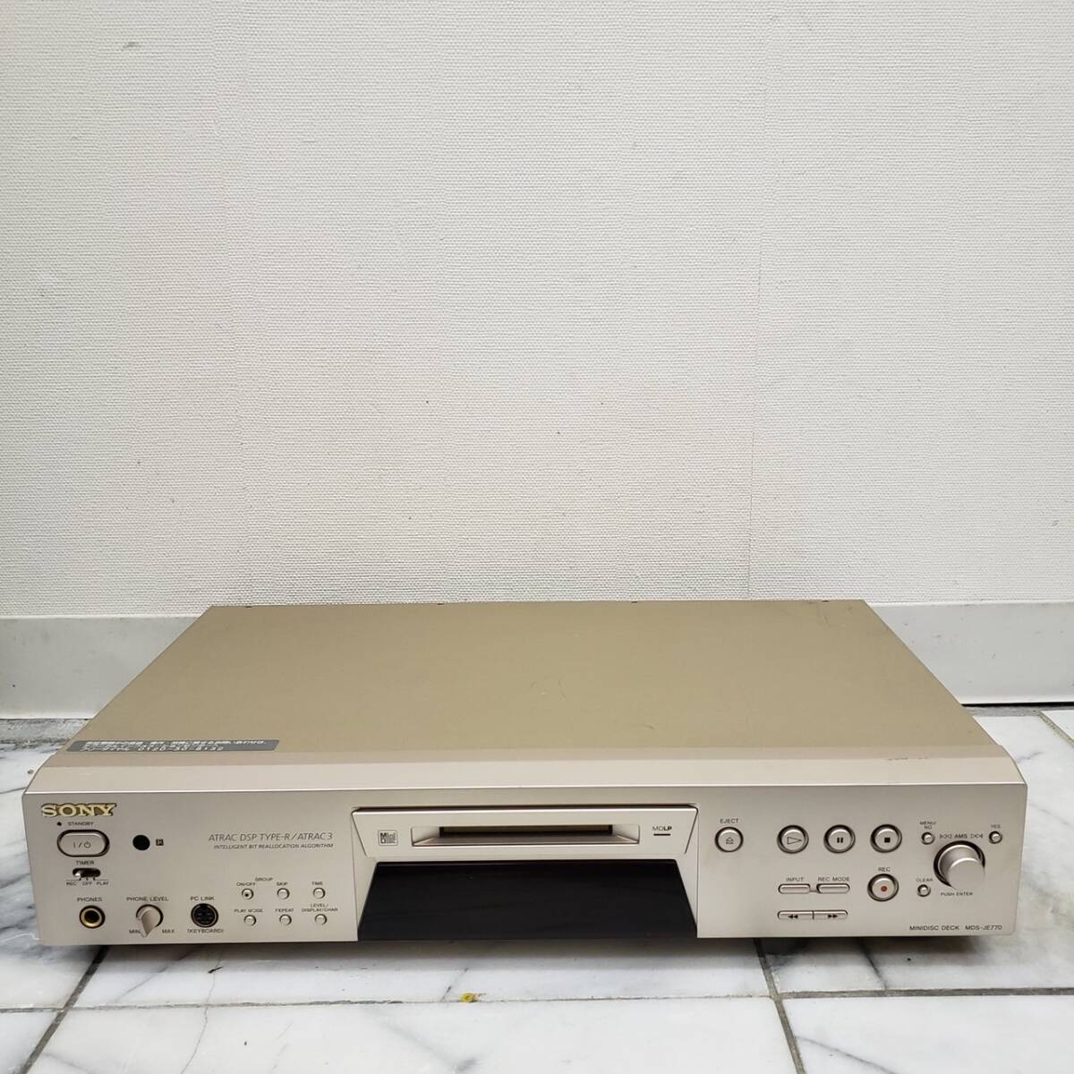 Yahoo!オークション -「sony mds je770」(MDデッキ) (オーディオ Yahoo!オークション -「sony mds je770」(MDデッキ) (オーディオ