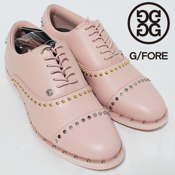 新品 G/FORE スタッズモデル ガリバンダー 防水レザー ゴルフシューズ 25cm相当 K4112