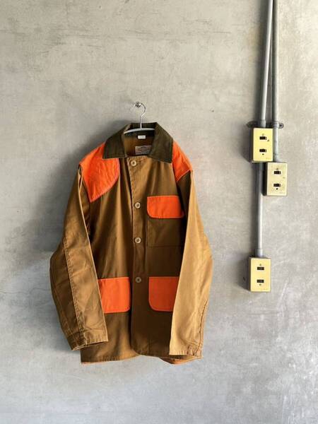 70s 70年代 80s 80年代 SAFTBAK シューティング ハンティング ジャケット JKT 切り替え キャンバス コーデュロイ USA 古着 フィッシング