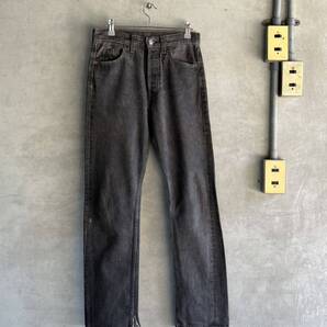 90s 90年代 1990年 ビンテージ ユーロ EURO UK製 イギリス製 リーバイス 501 levis ストレート ブラックデニム ジーンズ USA 古着 レア