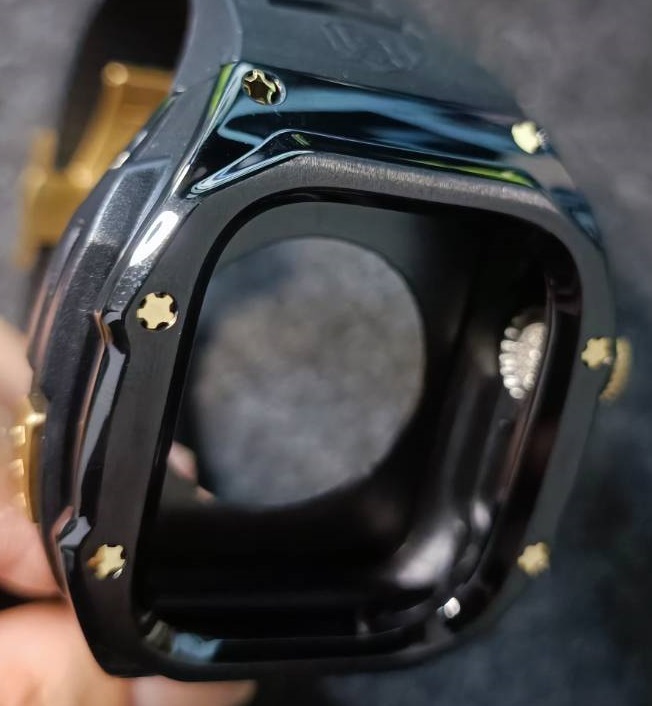 メタル黒 RG 49mm apple watch ultra ultra2 アップルウォッチウルトラ メタル ケース ステンレス カスタム Y24 ゴールデンコンセプト