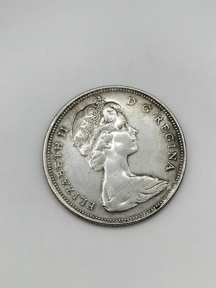 カナダ エリザベス二世 300周年記念 銀貨 グリフォン号 帆船