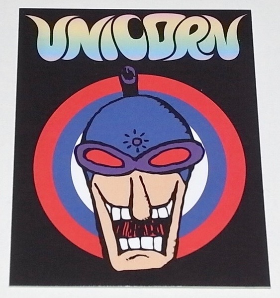 送料無料 希少 レア 新品未使用品 UNICORN ユニコーン ツアー2009 蘇る勤労 ステッカー シール STICKER 奥田民生 電大 3