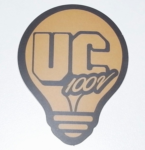 送料無料 希少 レア 新品未使用品 UNICORN ユニコーン 100周年ツアー百が如く 電球 ステッカー シール STICKER 奥田民生 電大 D