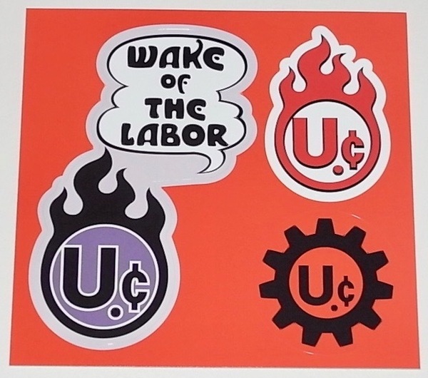送料無料 希少 レア 新品未使用品 UNICORN ユニコーン ツアー2009 蘇る勤労 ステッカー シール STICKER 奥田民生 電大 4