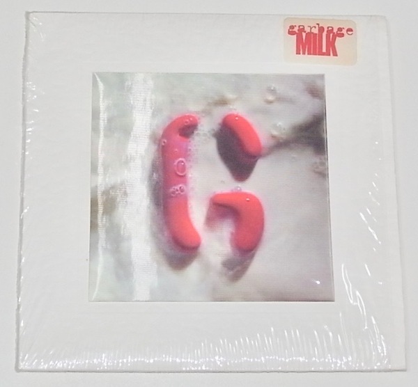 送料無料 希少 レア 美品 限定盤 シリアルN.O. ポストカード ポスター入り EP 7inch アナログ レコード garbage ガービッジ MILK ミルク