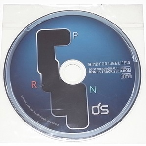 送料無料 Bind for WebLife 4 DS STORE ORIGINAL BONUS TRACK CD-ROM バインド フォー ウェブライフ