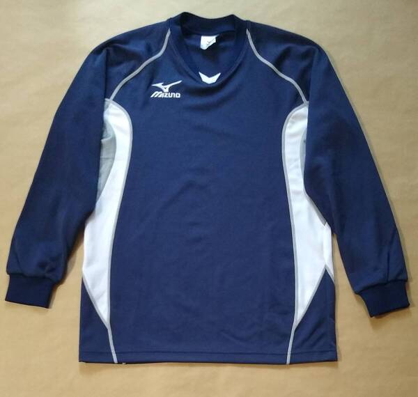Sサイズ ミズノ mizuno メンズ Tシャツ 長袖 トレーニングウェア スポーツウェア ネイビー 紺