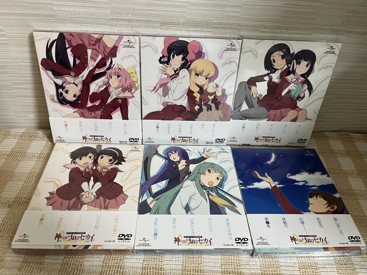 売れ済オンラインストア 神のみぞ知るセカイ 女神篇 初回全6巻セットDVD 即決　送料無料
