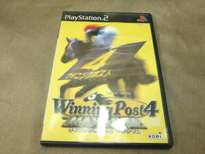 【PS2】 Winning Post4 MAXIMUM ゲームディスク ウイニングポスト4マキシマム ディスク/説明書/ 再生確認 競馬 Koei 送料180円