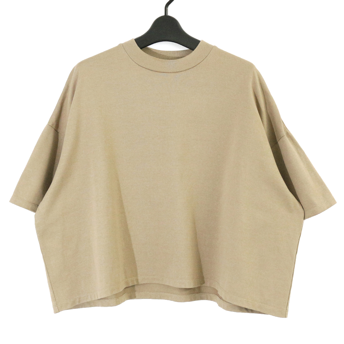 L'Appartement購入 MACKINTOSH 23SS オーバーサイズボックスムジカットソー 8 23070570001710 マッキントッシュ アパルトモン ベージュ