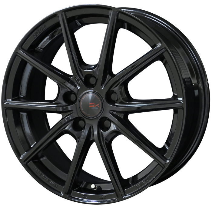 YOKOHAMA BluEarth-RV RV03 175/55R15 ENKEI SEIN EK ソリッドブラック 15インチ 6J+45 5H-100 4本セット