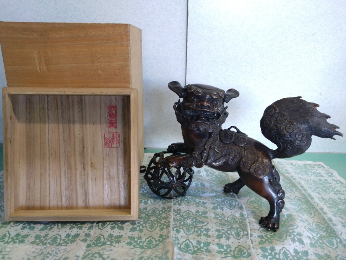 Yahoo!オークション -「玉獅子」(銅製) (金属工芸)の落札相場 Yahoo!オークション -「玉獅子」(銅製) (金属工芸)の落札相場