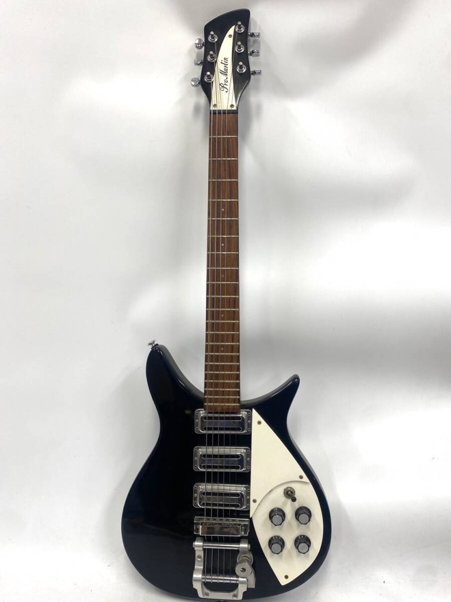 Session Rocker Rick Copy 1990's Black Guitar For Sale Twang