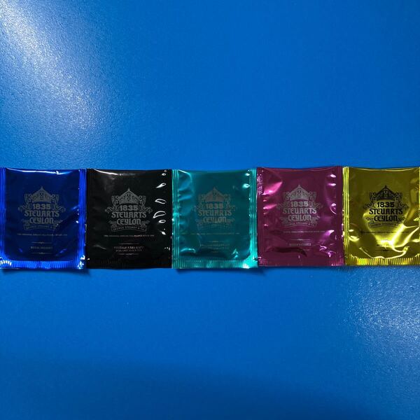 ★送料無料26★【50袋セット】紅茶 ティーバッグ George Steuart Tea 5種類×10袋 ティー アソート フレーバーティー 高級 亜細亜食品