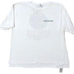 MANASTASH マナスタッシュseattle tee Lサイズ シアトル Tシャツ ホワイト 792-3134067