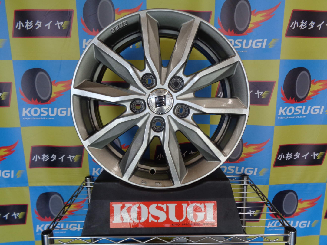 ザインSV 6J-15 5H114.3 +45 セレナ エスクァイアなど 中古ホイール 神奈川県