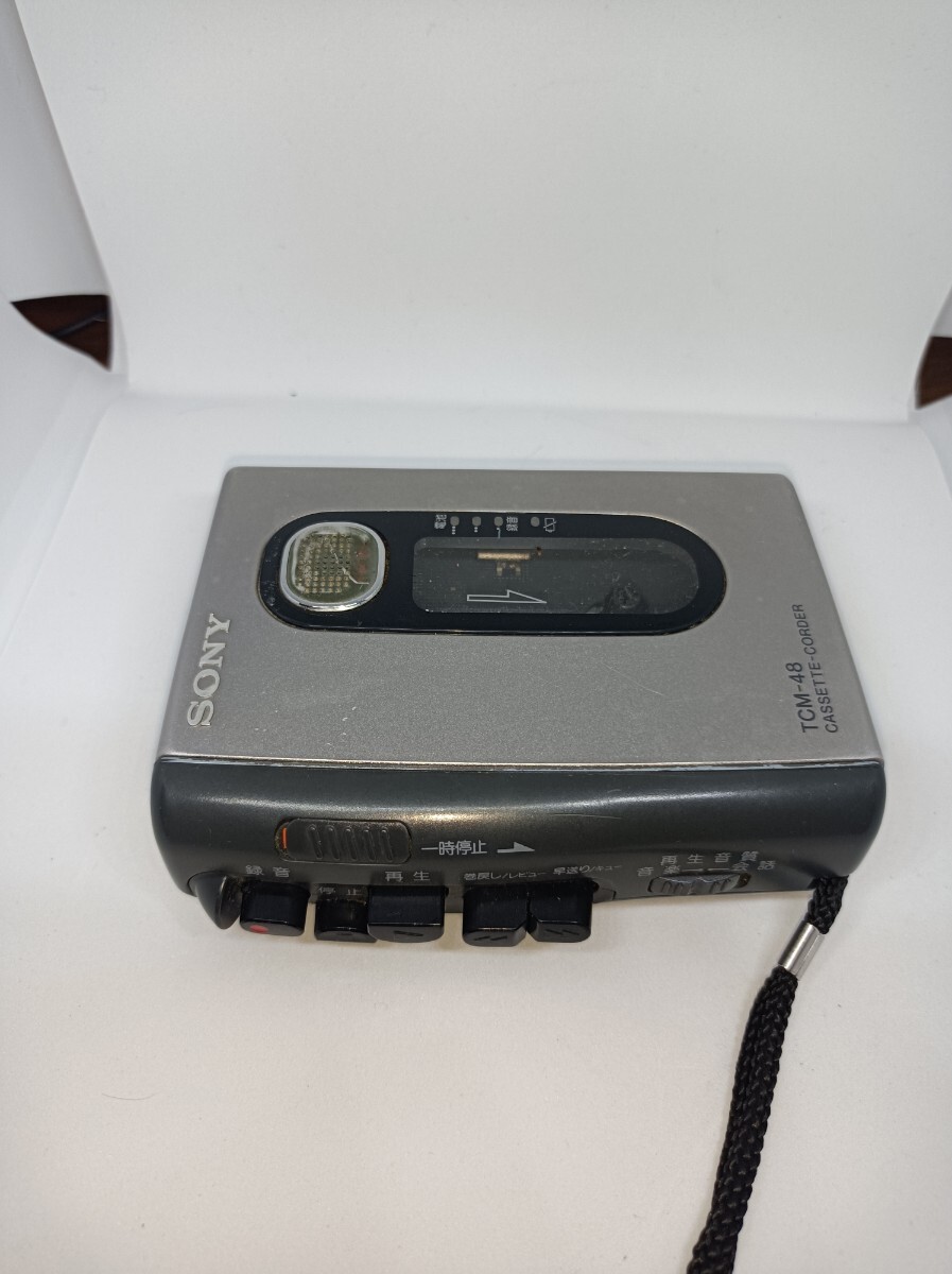 SONY TCM-48 カセットプレーヤー - メルカリ