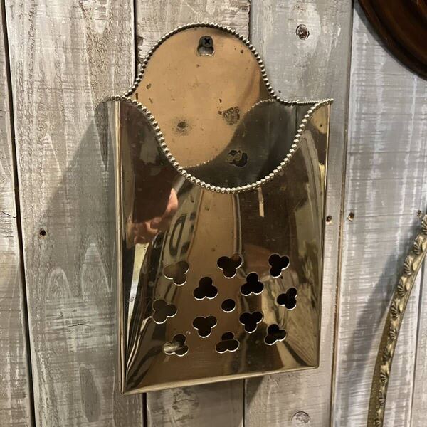 【ANTIQUES】ティッシュウォールホルダー店舗什器 アンティーク インダストリアル 古着 US 店舗什器 道具 vintage ヴィンテージ デコ