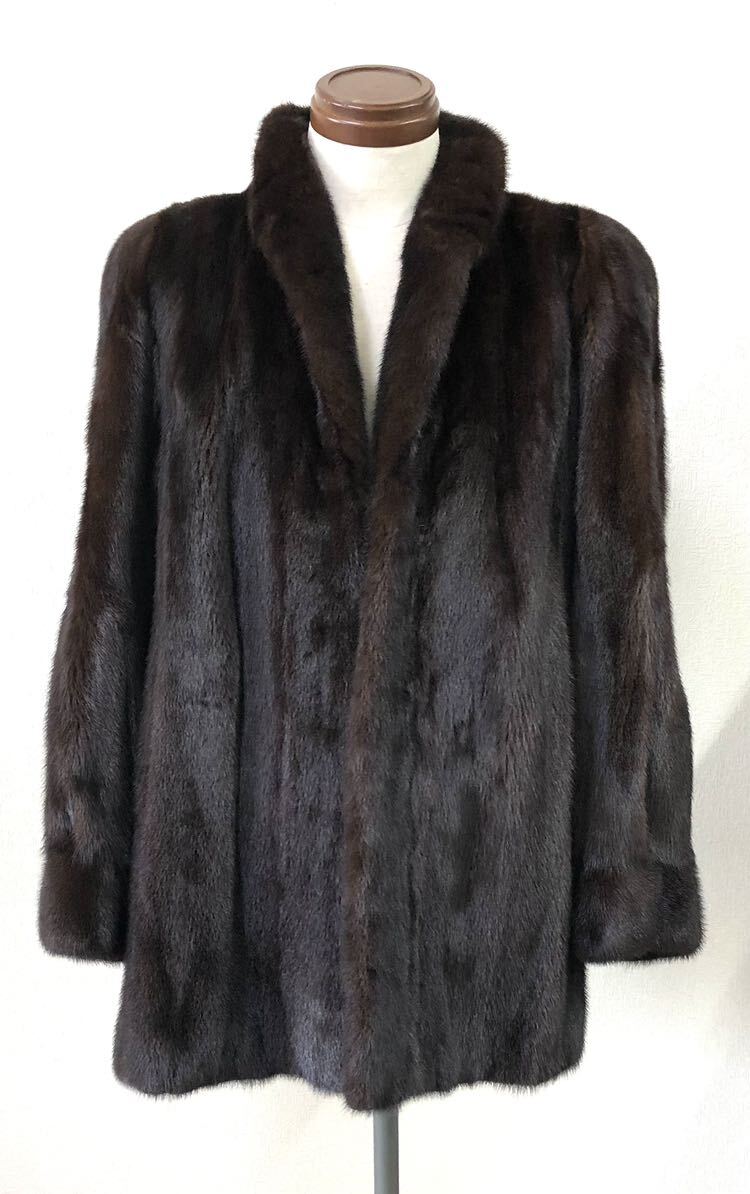 サガミンクsuperb quality ranched ショール2024630