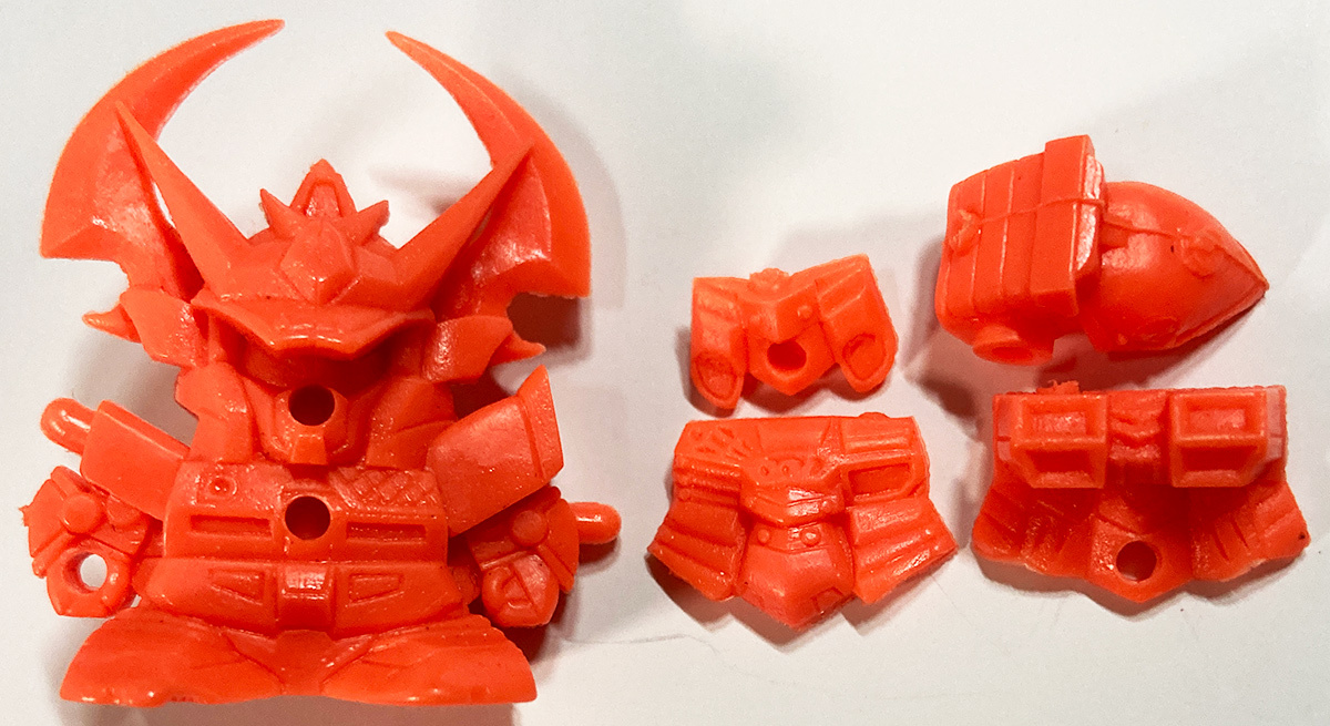 超貴重 ヘビメタガンダム 橙色 元祖SDガンダム マーク3 ガン消し