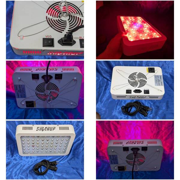 ■送料無料 水草 植物育成ライト SMARUP 600W相当 LED 10Wx60PCS 100V給電 ケーブル付 難あり 赤モード正常動作しますが 青モードは不点灯