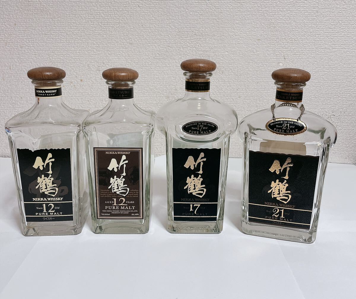 Yahoo!オークション -「竹鶴17年 空瓶」(食品、飲料) の落札相場