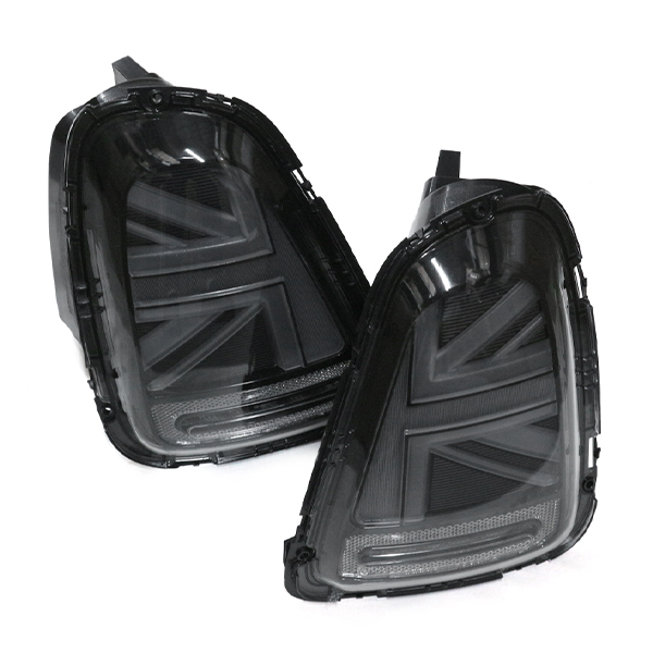 ю [ марка машины специальный ] BMW MINI R55/R56/R57 поздняя версия задний фонарь левый и правый в комплекте последовательный есть Union Jack затонированный открытие лампочка-индикатор функция 