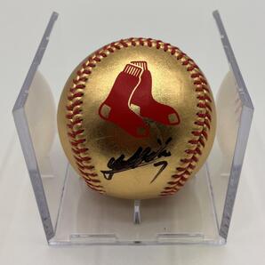 RED SOX レッドソックス 吉田正尚 Fanatics サインボール 金色