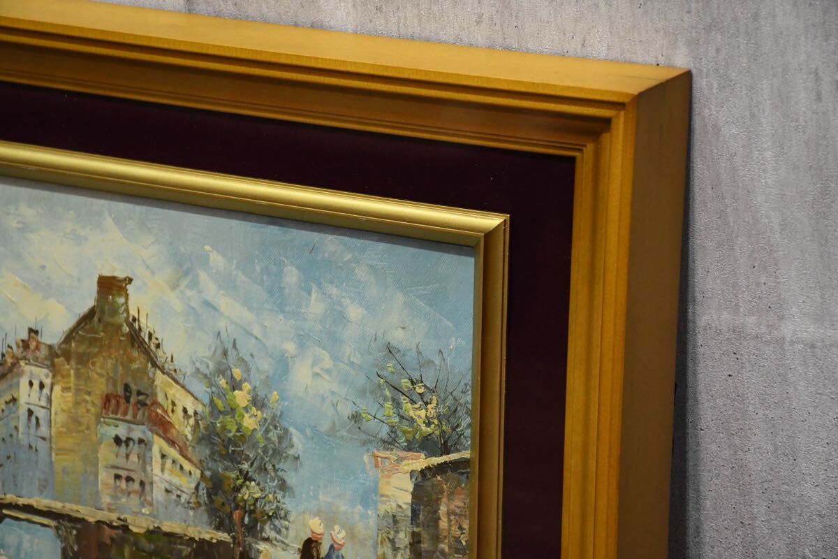 DHK167 外国人作家 Millard ミラード 油彩画 肉筆 風景画 F4号 DHK167 外国人作家 Millard ミラード 油彩画 肉筆 風景画 F4号