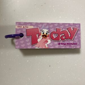 ディズニー Today 単語帳 メモ帳 デイジー 送料180円 即決 Disney トゥデイ TDR
