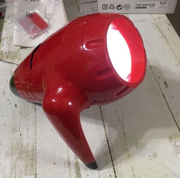 1コIKEA スポットライト SPRIDARed