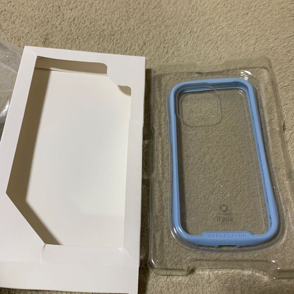 609t2809☆ iFaoe Reflection Frost iPhone 13Proケース フロストクリア 強化ガラス (フロスト/ペールブルー)